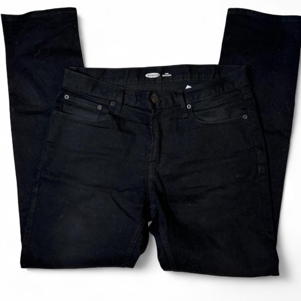 Classic Black Men’s Slim Jeans - 32x32